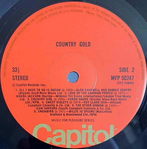 Various - Country Gold (LP) Vinyl LP