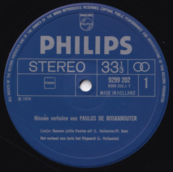 Paulus De Boskabouter - Nieuwe Verhalen Van Paulus De Boskabouter (LP)