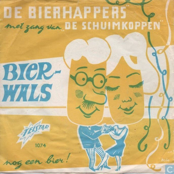Schuimkoppen - De Bierwals Vinyl Singles Vinyl Very Good (VG) <br> Hoes Good Plus (G+)