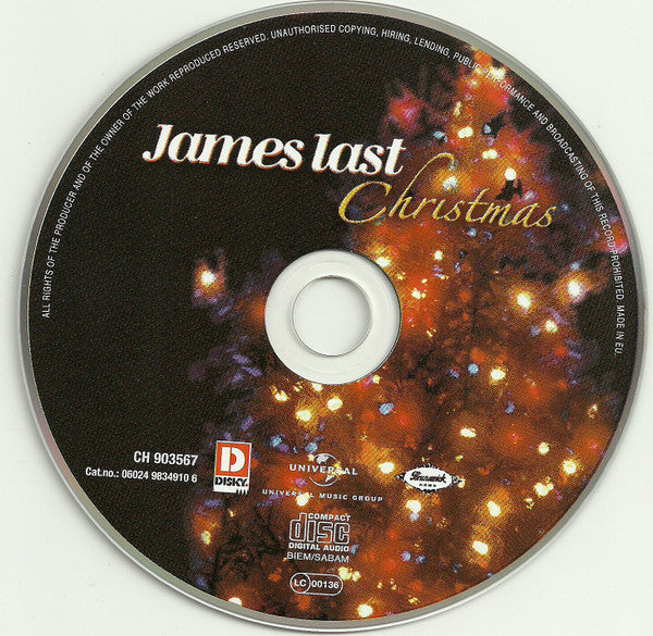 James Last - Christmas (CD) Compact Disc Goede Staat