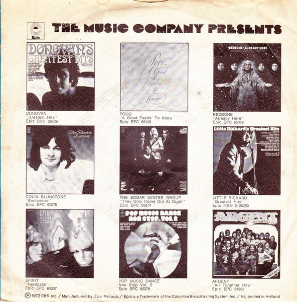 Tremeloes - Ride On Vinyl Singles Vinyl Very Good (VG) <br> Hoes Good Plus (G+)