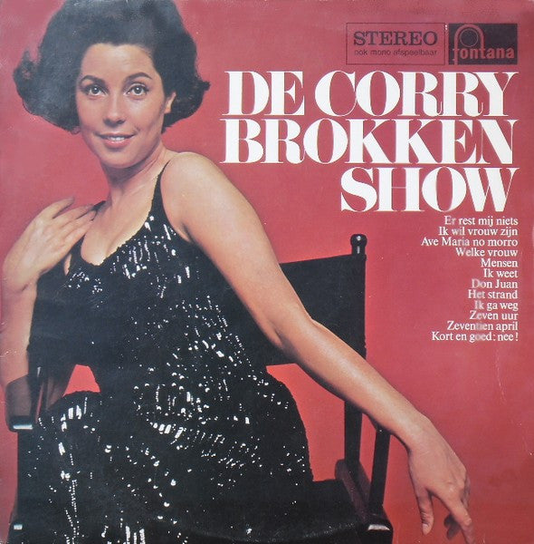 Corry Brokken - De Corry Brokken Show (LP) Vinyl LP Vinyl Very Good (VG) <br> Hoes Good Plus (G+)