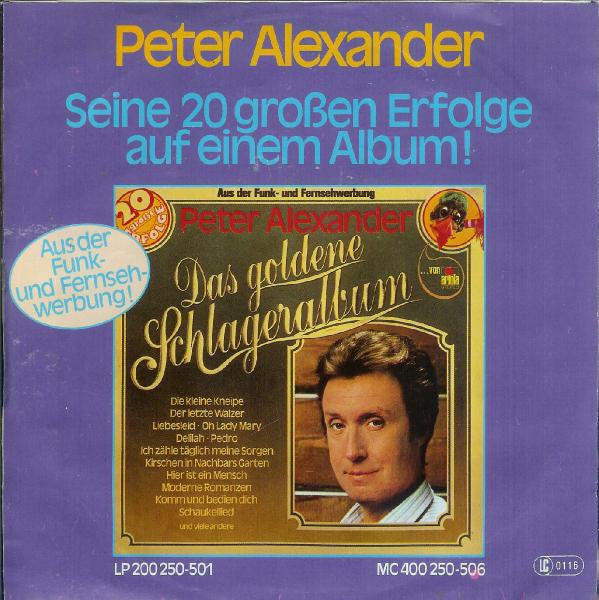Peter Alexander - Und Manchmal Weinst Du Sicher Ein Paar Tränen Vinyl Singles Vinyl Very Good (VG) <br> Hoes Good Plus (G+)
