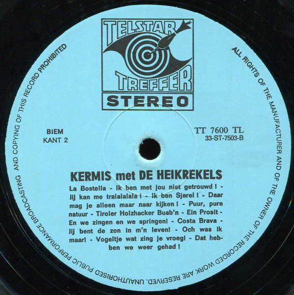 Heikrekels - Kermis Met De Heikrekels (LP) 90076 Vinyl LP