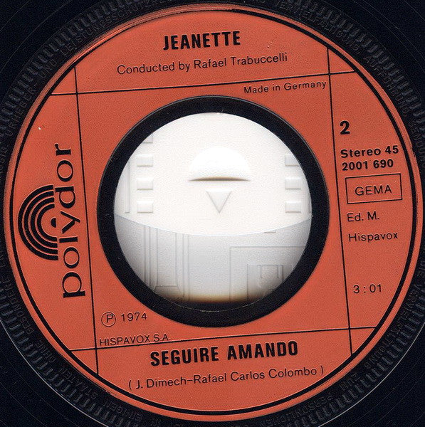 Jeanette - Porque Te Vas Vinyl Singles Vinyl Very Good (VG) <br> Hoes Generic