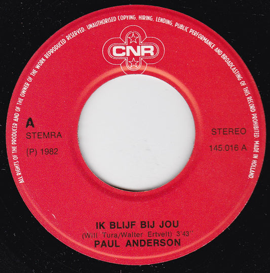 Paul Anderson - Ik Blijf Bij Jou