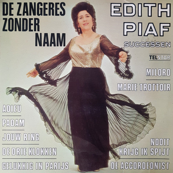Zangeres Zonder Naam - Zingt Edith Piaf Successen (LP) Vinyl LP Vinyl Very Good (VG) <br> Hoes Good Plus (G+)