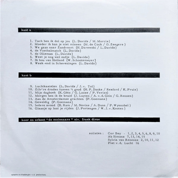 Molenaars - Van Blijvende Waarde (LP) Vinyl LP Vinyl Very Good (VG) <br> Hoes Good Plus (G+)