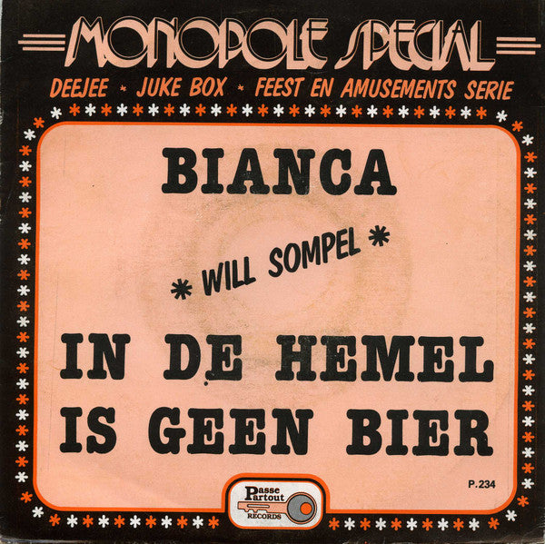 Will Sompel - Bianca Vinyl Singles
