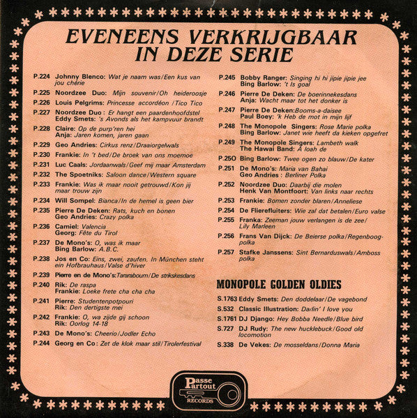 Will Sompel - Bianca Vinyl Singles Vinyl Very Good (VG) <br> Hoes Good Plus (G+)