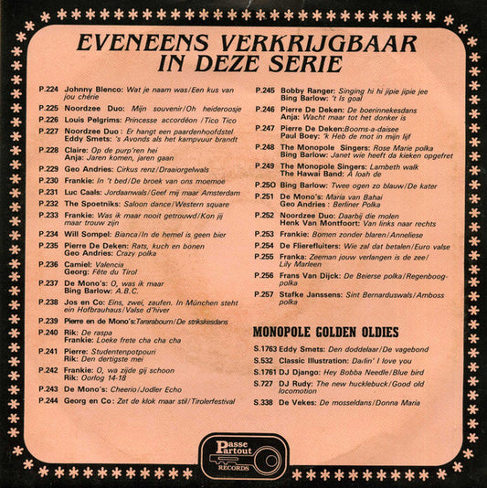 Will Sompel - Bianca Vinyl Singles Vinyl Zeer Goed / Hoesje Goed "VINYLSINGLES.NL"