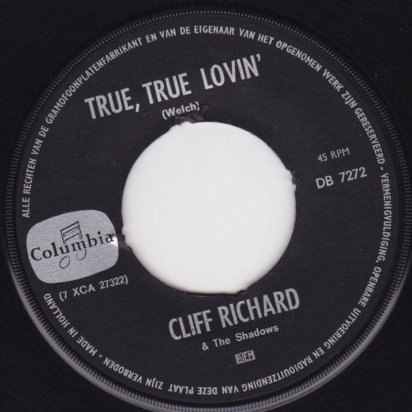 Cliff Richard - Constantly Vinyl Singles Vinyl Very Good (VG) <br> Hoes Good Plus (G+)