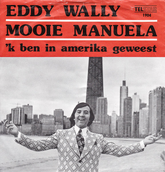 Eddy Wally - Mooie Manuela Vinyl Singles Vinyl Very Good (VG) <br> Hoes Good Plus (G+)