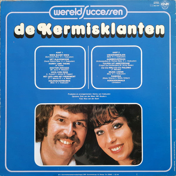 Kermisklanten - Wereldsuccessen (LP) Vinyl LP Vinyl Very Good (VG) <br> Hoes Good Plus (G+)