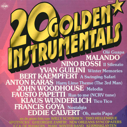 Various - ** Golden Instrumentals (LP) Vinyl LP Vinyl Very Good (VG) <br> Hoes Good Plus (G+)