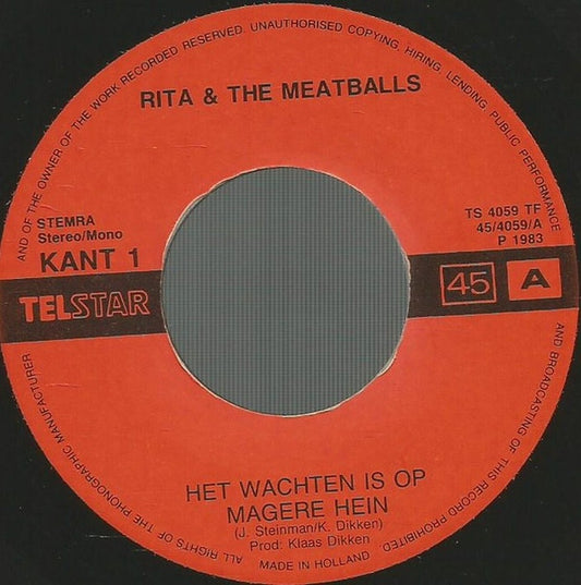 Rita Corita & The Meatballs - Het Wachten Is Op Magere Hein