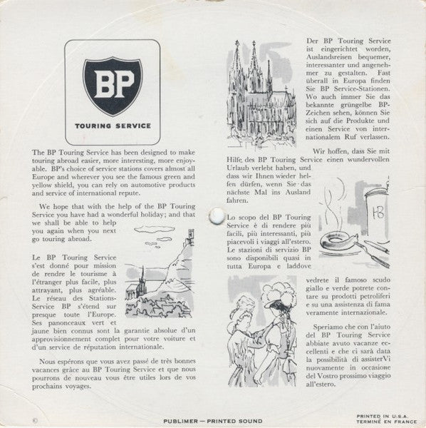 Unknown Artist - Deutschland Flexidisc Vinyl (VG) <br> Hoes (G+)