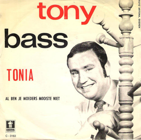 Tony Bass - Tonia Vinyl Singles Vinyl Very Good (VG) <br> Hoes Good Plus (G+)