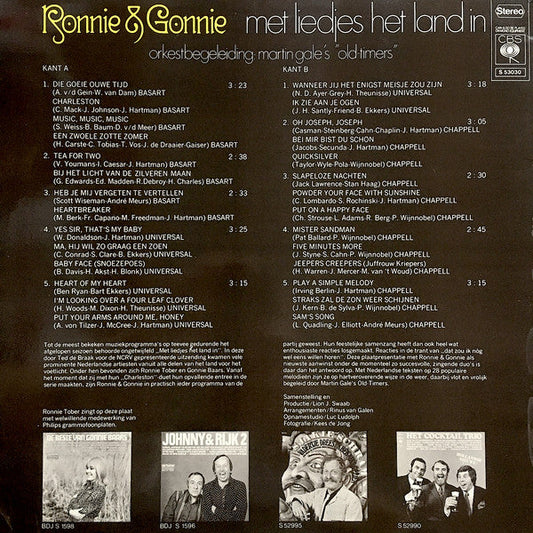 Ronnie & Gonnie - Met Liedjes Het Land In (LP)