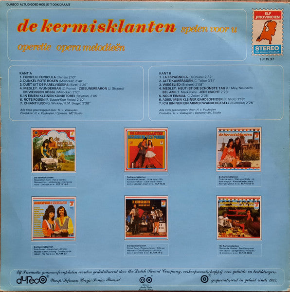 Kermisklanten - Operette Opera Melodien (LP) Vinyl LP Vinyl Goed / Hoes Goed
