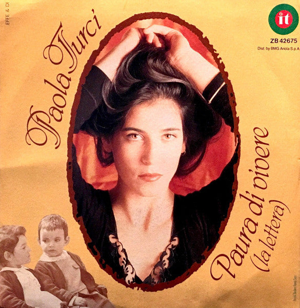 Paola Turci - Bambini Vinyl Singles Vinyl Very Good (VG) <br> Hoes Good Plus (G+)