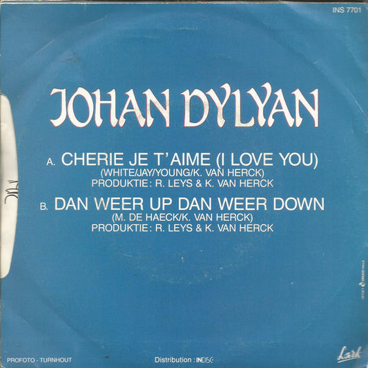 Johan Dylyan - Cherie Je T'Aime