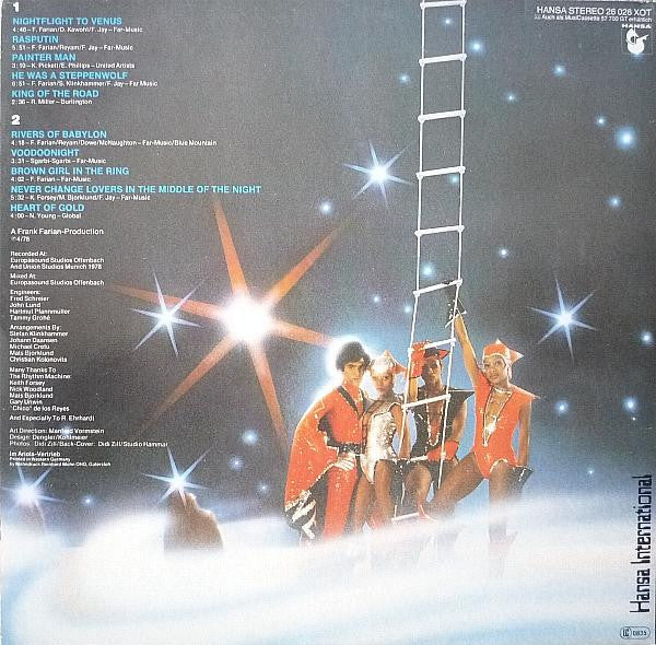 Boney M. - Nightflight To Venus (LP) Vinyl LP Vinyl Very Good (VG) <br> Hoes Good Plus (G+)