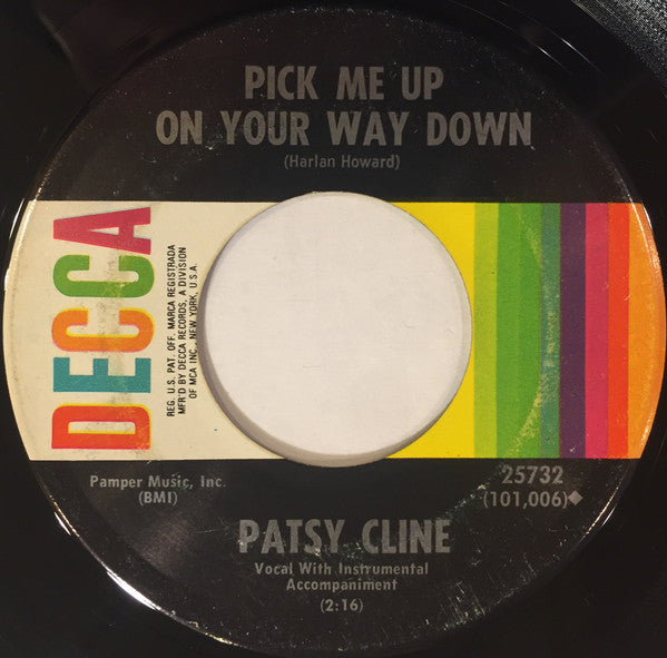 Patsy Cline - Always Vinyl Singles Vinyl (VG) <br> Hoes Generic