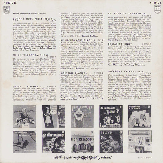 Various - De Vrolijke Bruiloft (10") 97-97963 Vinyl LP 10" Vinyl Zeer Goed / Hoesje Goed "VINYLSINGLES.NL"