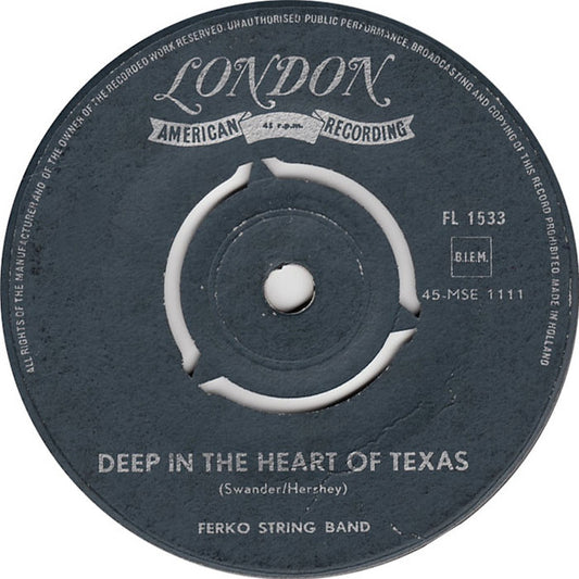 Ferko String Band - Happy Days Are Here Again Vinyl Singles Vinyl Zeer Goed / Hoesje Generic "VINYLSINGLES.NL"