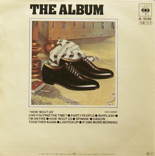 Champaign - How 'Bout Us (B-Keus) Vinyl Singles Vinyl (G) <br> Hoes (F) "VINYLSINGLES.NL"