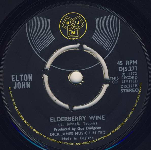 Elton John - Crocodile Rock Vinyl Singles Vinyl Very Good (VG) <br> Hoes Generic