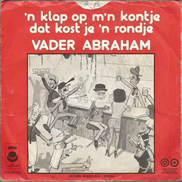 Vader Abraham - Adeile (B-Keus) Vinyl Singles Vinyl Goed / Hoes Slecht