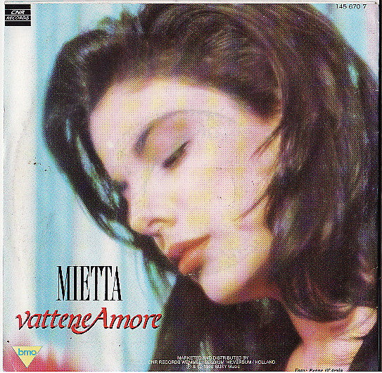 Mietta - Vattene Amore 43085 Vinyl Singles Vinyl Very Good (VG) <br> Hoes Good Plus (G+)