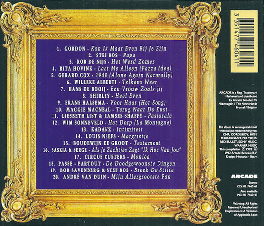 Various - Mijn Allergrootste Fan En 19 Andere Luisterliedjes (CD) Compact Disc Goede Staat "VINYLSINGLES.NL"