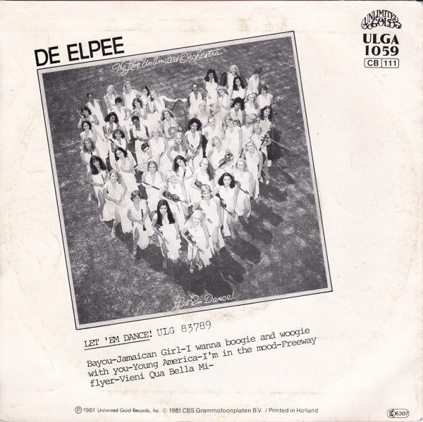 Love Unlimited Orchestra - Vieni Qua Bella Mi Vinyl Singles Vinyl Very Good (VG) <br> Hoes Good Plus (G+)