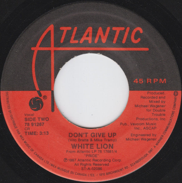 White Lion - Wait Vinyl Singles Vinyl Goed / Hoes Generic