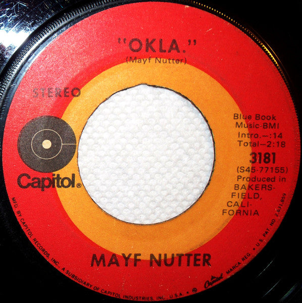 Mayf Nutter - Never Ending Song Of Love Vinyl Singles Vinyl Very Good (VG) <br> Hoes Generic