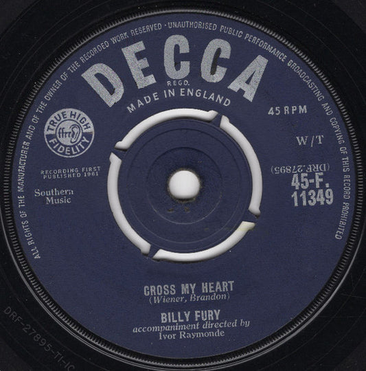 Billy Fury - Halfway To Paradise