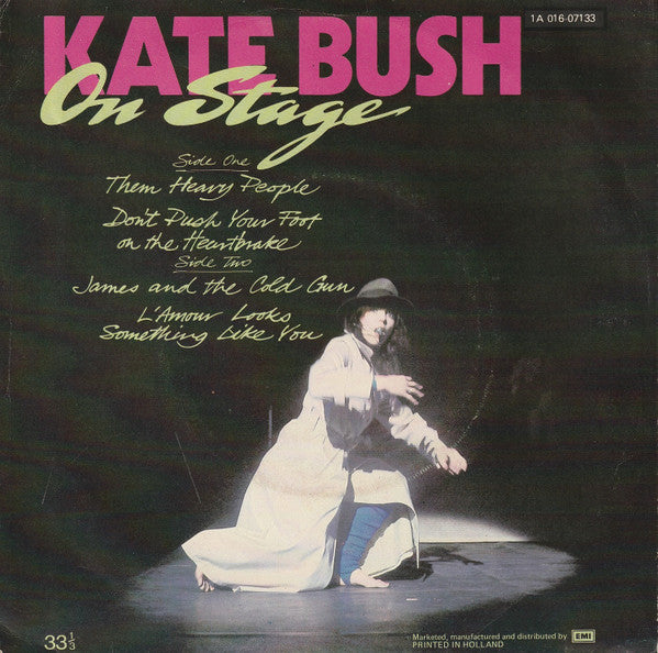 Kate Bush - On Stage Vinyl Singles Vinyl Very Good (VG) <br> Hoes Good Plus (G+)