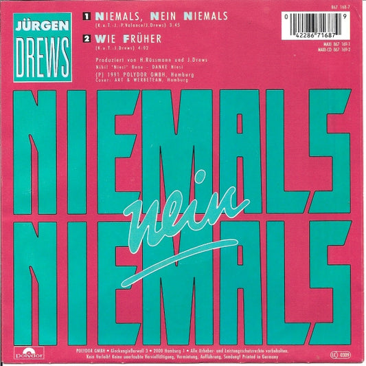 Jürgen Drews - Niemals, Nein Niemals 52193