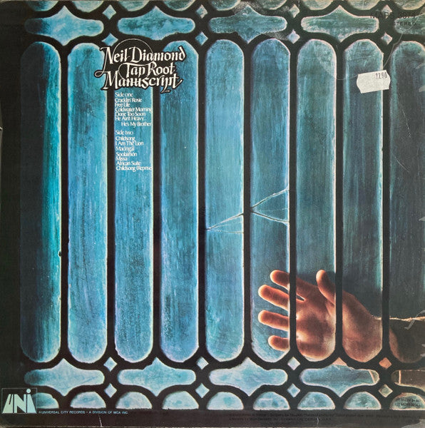 Neil Diamond - Tap Root Manuscript (LP) Vinyl LP Vinyl Very Good (VG) <br> Hoes Good Plus (G+)