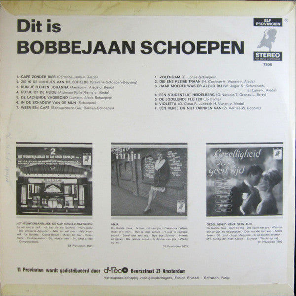 Bobbejaan Schoepen - Dit Is Bobbejaan Schoepen (LP) Vinyl LP Vinyl Very Good (VG) <br> Hoes Good Plus (G+)