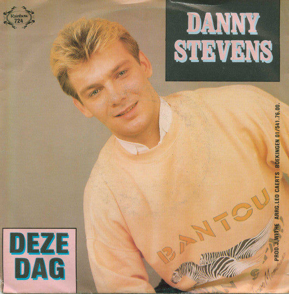 Danny Stevens - Deze Dag Vinyl Singles Vinyl Very Good (VG) <br> Hoes Good Plus (G+)