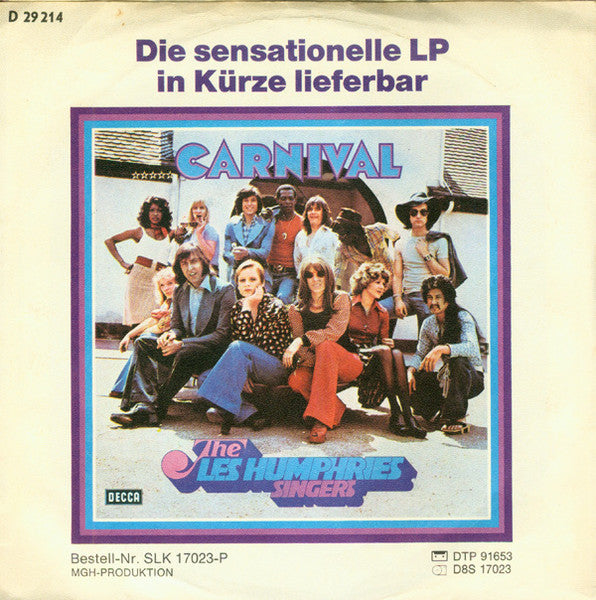 Les Humphries Singers - Carnival · Kentucky Dew Vinyl Singles Vinyl Very Good (VG) <br> Hoes Good Plus (G+)