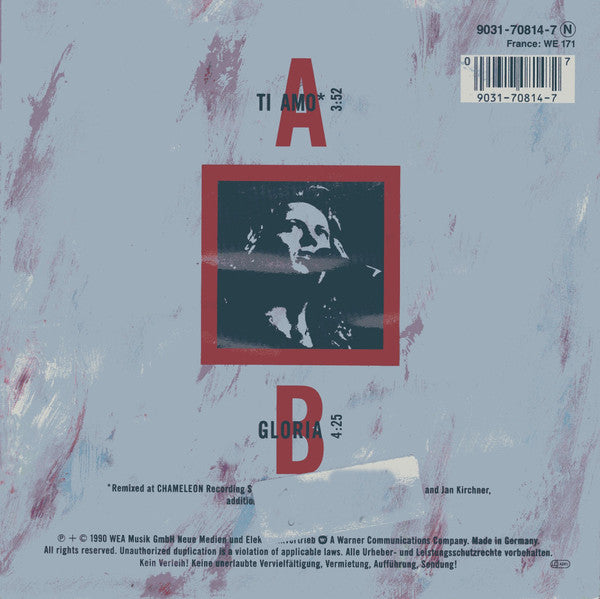 Umberto Tozzi - Ti Amo - Remix '** Vinyl Singles Vinyl Very Good (VG) <br> Hoes Good Plus (G+)