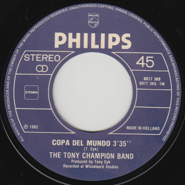 Tony Champion Band - Copa Del Mundo Vinyl Singles