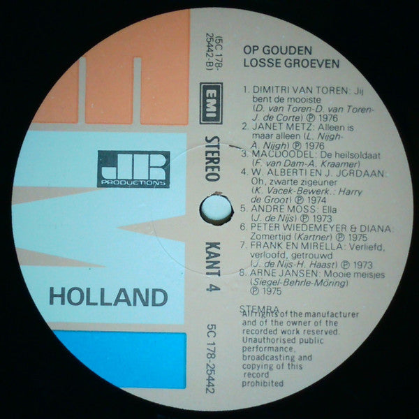 Various - Op Gouden Losse Groeven 3 (LP) Vinyl LP Dubbel Vinyl Very Good (VG) <br> Hoes Good Plus (G+)