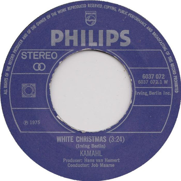 Kamahl - White Christmas Vinyl Singles