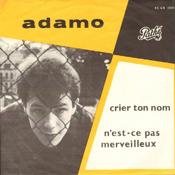 Adamo - Crier Ton Nom Vinyl Singles